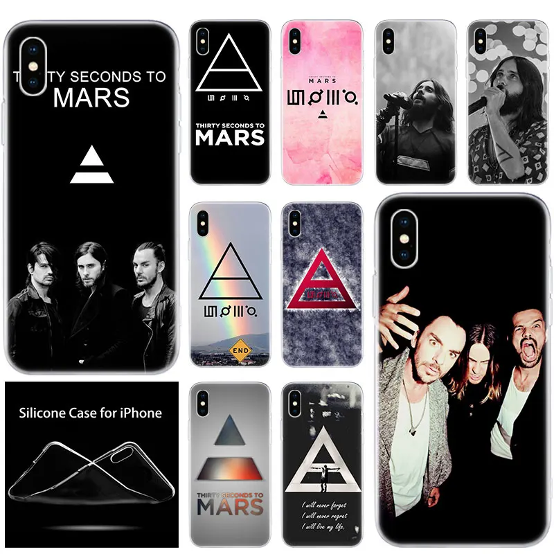 luxury Soft Silicone Phone Case 30 Second To Mars 30STM for Apple iPhone 11 Pro XS Max X XR 6 6S 7 8 Plus 5 5S SE Fashion Cover | Мобильные