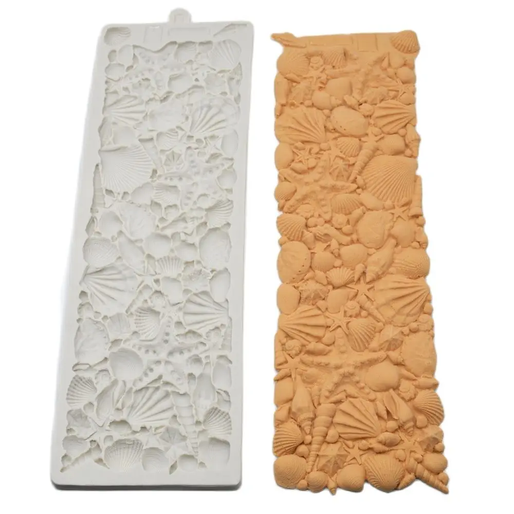 Sugar Shells Mould DIY Wedding Birthday Cake Mold Fondant Molds Silicone Molds For 3D Crafts Cake Decorating Tools K193
Sugar Shells Mould DIY Wedding Birthday Cake Mold Fondant Molds Silicone Molds For 3D Crafts Cake Decorating Tools K193