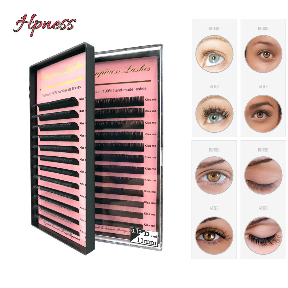 Eye Lash Extension Super Soft Silk Mink Lashes Individual Lashes Supplies Deep Matt 12 Lines SIngle Mix Tray HPNESS
Eye Lash Extension Super Soft Silk Mink Lashes Individual Lashes Supplies Deep Matt 12 Lines SIngle Mix Tray HPNESS