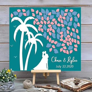 Personalized 3D Wedding Guest Book Alternative Palm Tree Seagull Hearts Wedding Decor Unique Guestbook Wooden Tree of Life
Personalized 3D Wedding Guest Book Alternative Palm Tree Seagull Hearts Wedding Decor Unique Guestbook Wooden Tree of Life