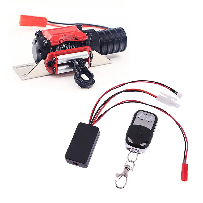 Automatic Winch and Wireless Remote Controller Receiver for 1/10 RC Crawler Car Axial SCX10 Traxxas TRX4 D90 TF2 Tamiya CC01 S95
Automatic Winch and Wireless Remote Controller Receiver for 1/10 RC Crawler Car Axial SCX10 Traxxas TRX4 D90 TF2 Tamiya CC01 S95