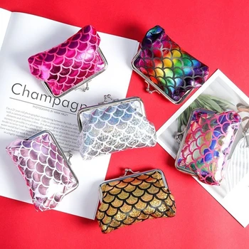 Cartoon Coin Purse for Girls Women Creative Sequin Fish Scale Pattern Colorful Hasp Money Bag Card Storage Bag Wallet Gifts
Cartoon Coin Purse for Girls Women Creative Sequin Fish Scale Pattern Colorful Hasp Money Bag Card Storage Bag Wallet Gifts