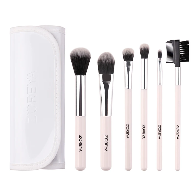 Zoreya 6Pcs Makeup Brushes Basic Cosmetic Brush Set Powder Foundation Eye Shadow Blending Lip Brush White
Zoreya 6Pcs Makeup Brushes Basic Cosmetic Brush Set Powder Foundation Eye Shadow Blending Lip Brush White