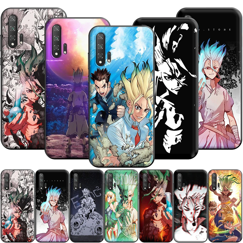 Силиконовый чехол Dr Stone для Huawei Honor V30 30 8 8A 8X 8C 9 9X 10 Note View 20 20S Pro Lite | Мобильные