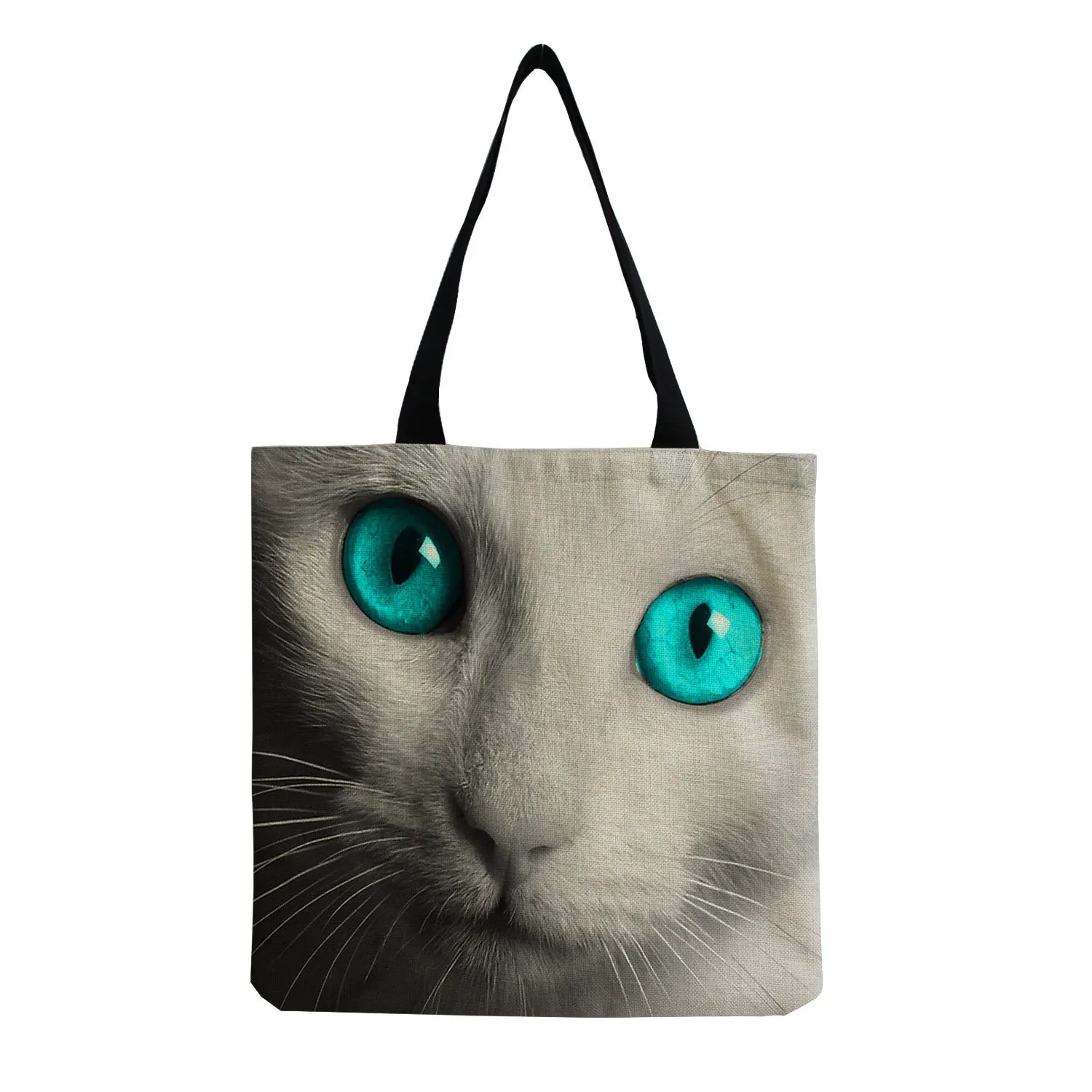 Cute Cat Print Fashion Tote Bag 7 H8f5c8129b1ad4c81a716d56d60bb62ba7