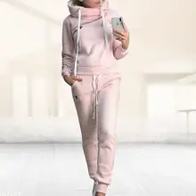 Women's Hooded Sportswear Autumn and Winter 2-Piece Casual Pullover Pants Solid Color Warm Plush Sportswear Suit for Daily Wear
Women's Hooded Sportswear Autumn and Winter 2-Piece Casual Pullover Pants Solid Color Warm Plush Sportswear Suit for Daily Wear