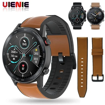 22mm Watch Strap For Huawei Honor magic Watch 2 GT 2 46mm GT 42mm Genuine Leather Band Silicone Bracelet Watchbands correa 
22mm Watch Strap For Huawei Honor magic Watch 2 GT 2 46mm GT 42mm Genuine Leather Band Silicone Bracelet Watchbands correa