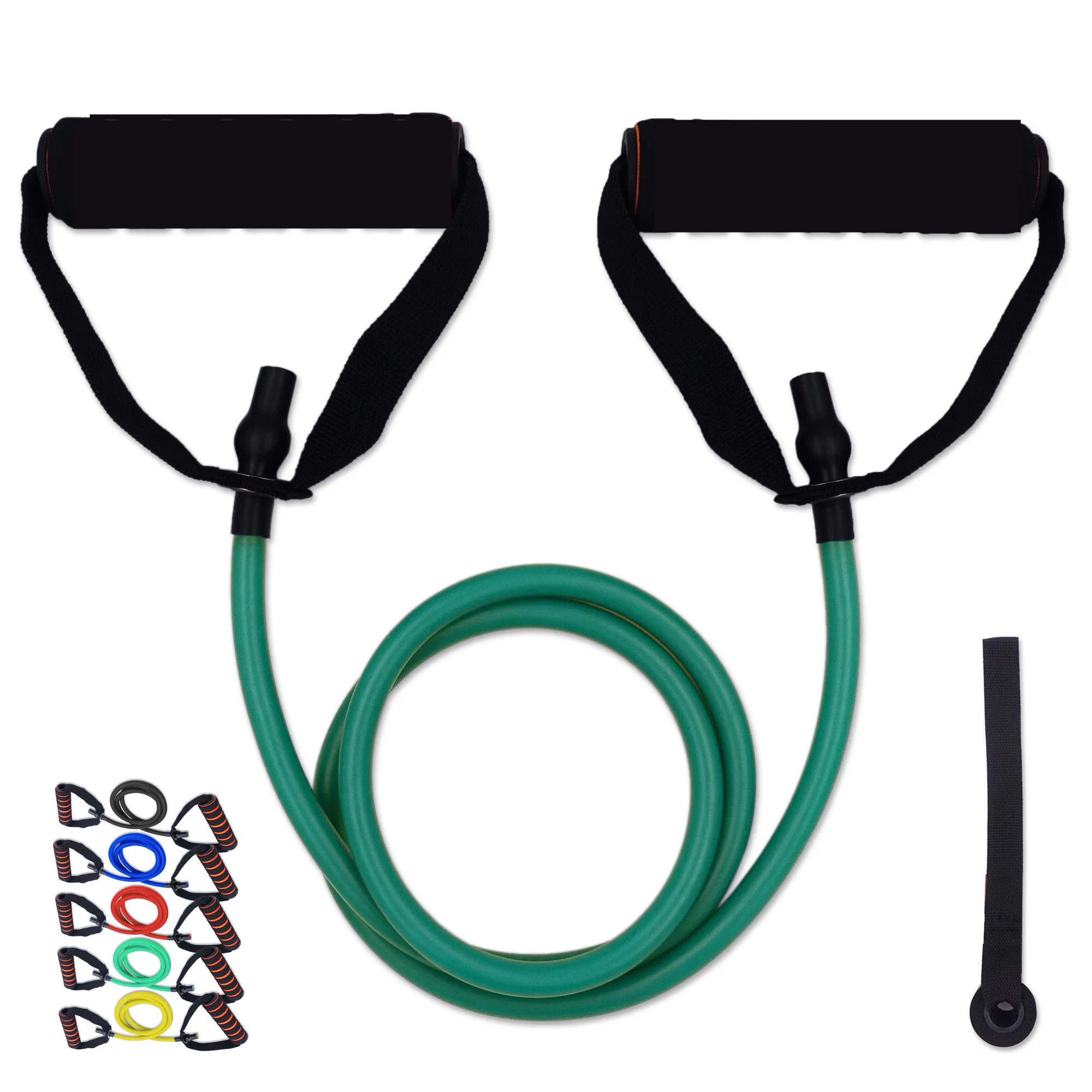 120cm Resistance Elastic Bands Tube with Foam Handles for Exercise Fitness Pilates Strength Training Home Gym Workout Equipments
120cm Resistance Elastic Bands Tube with Foam Handles for Exercise Fitness Pilates Strength Training Home Gym Workout Equipments