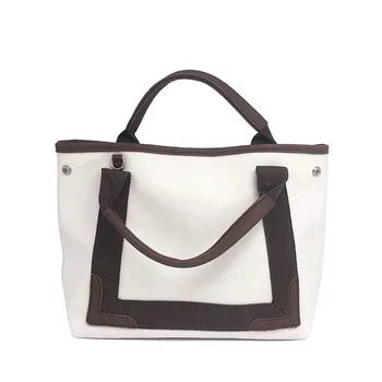 Big Bag Canvas Bag 2019 New Panelled Large Capacity Mother Bag Shoulder Bag Tote Bag Female Handbag Washable Satchel 
Big Bag Canvas Bag 2019 New Panelled Large Capacity Mother Bag Shoulder Bag Tote Bag Female Handbag Washable Satchel