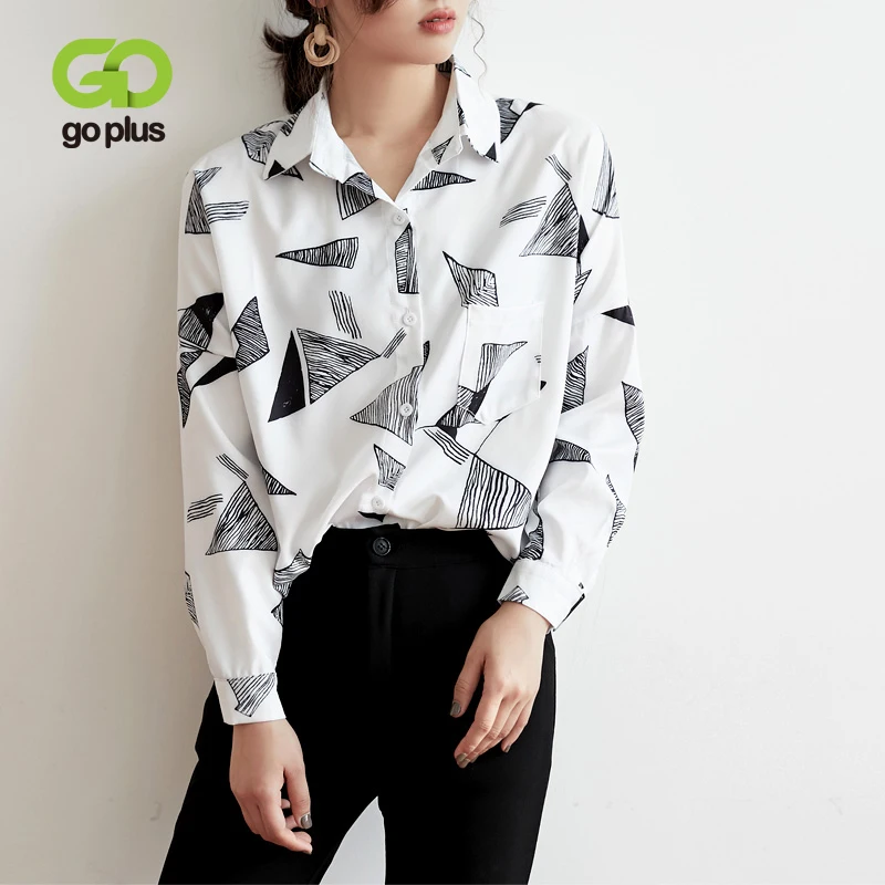 Geometric Women's Blouse Shirt Spring Casual Plus Size Full Sleeve Loose Turn-down Collar Blusas Womens Tops Blouses Ropa Mujer
Geometric Women's Blouse Shirt Spring Casual Plus Size Full Sleeve Loose Turn-down Collar Blusas Womens Tops Blouses Ropa Mujer