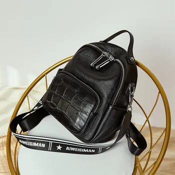 FIRMRANCH 2020 women's new first layer cowhide stone pattern backpack exquisite student bag shoulder bag
FIRMRANCH 2020 women's new first layer cowhide stone pattern backpack exquisite student bag shoulder bag