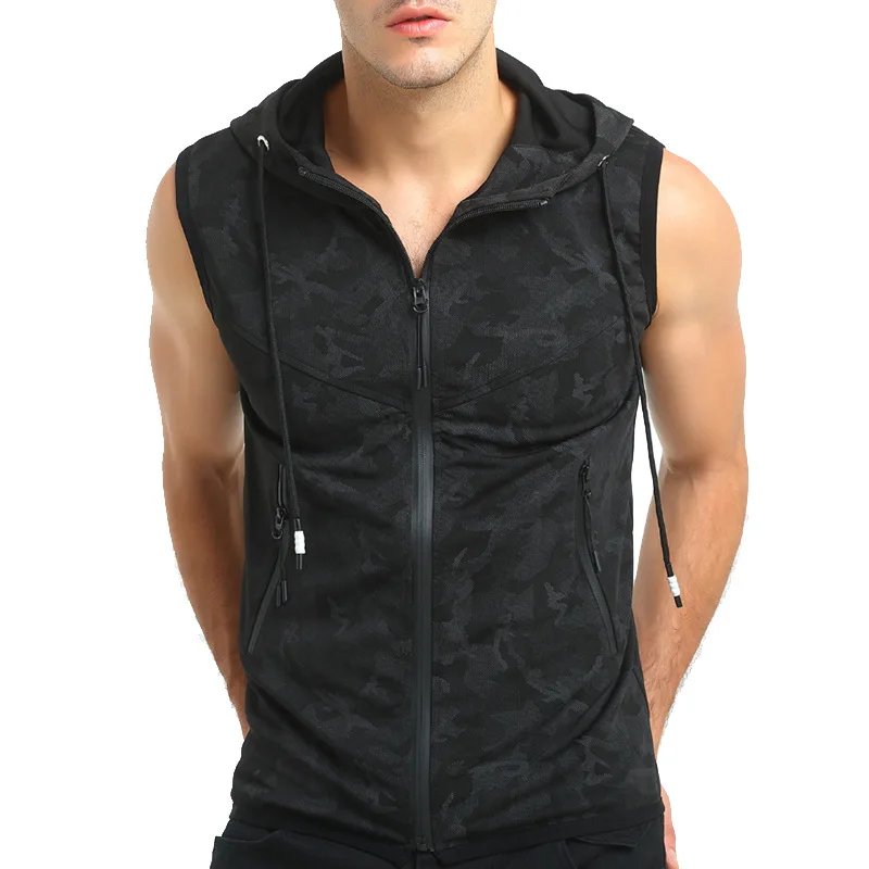 Men's Camouflage Vests Spring Summer New Men's Personality Camouflage Printing Vest Sports Hooded Vest casual vest
Men's Camouflage Vests Spring Summer New Men's Personality Camouflage Printing Vest Sports Hooded Vest casual vest