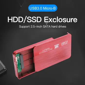 USB 3.0 External Hard Drive Enclosure 2.5 inch SATA HDD SSD Case 6Gbps for Gamer Computer Laptop Desktops Accessaries Supplies
USB 3.0 External Hard Drive Enclosure 2.5 inch SATA HDD SSD Case 6Gbps for Gamer Computer Laptop Desktops Accessaries Supplies