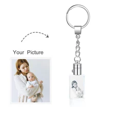 Custom K9 Crystal Keychain DIY Laser Carve Couple Family Photo Colorful LED Flashing Light Keychain sleutelhanger Souvenir Gifts
Custom K9 Crystal Keychain DIY Laser Carve Couple Family Photo Colorful LED Flashing Light Keychain sleutelhanger Souvenir Gifts