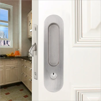 Gifsin Sliding Door Lock Invisible Recessed Handle Latch with 3 Keys for Interior Doors
Gifsin Sliding Door Lock Invisible Recessed Handle Latch with 3 Keys for Interior Doors