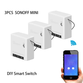 Origin SONOFF 3pcs MINI Wifi DIY Smart Switch Two Way Wiring Home Automation Modules Compatible With EWelink Alexa Amazon Google
Origin SONOFF 3pcs MINI Wifi DIY Smart Switch Two Way Wiring Home Automation Modules Compatible With EWelink Alexa Amazon Google