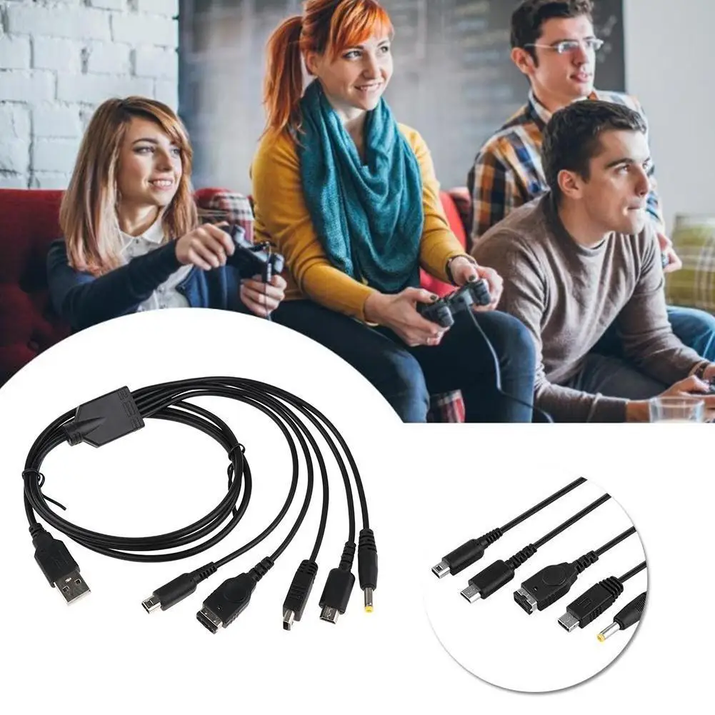 5 in 1 USB Charging Cable Charging Cable Suitable For Nintendo 3DS DSI U charger Wii GBA SP XL NDS New J6Z5
5 in 1 USB Charging Cable Charging Cable Suitable For Nintendo 3DS DSI U charger Wii GBA SP XL NDS New J6Z5