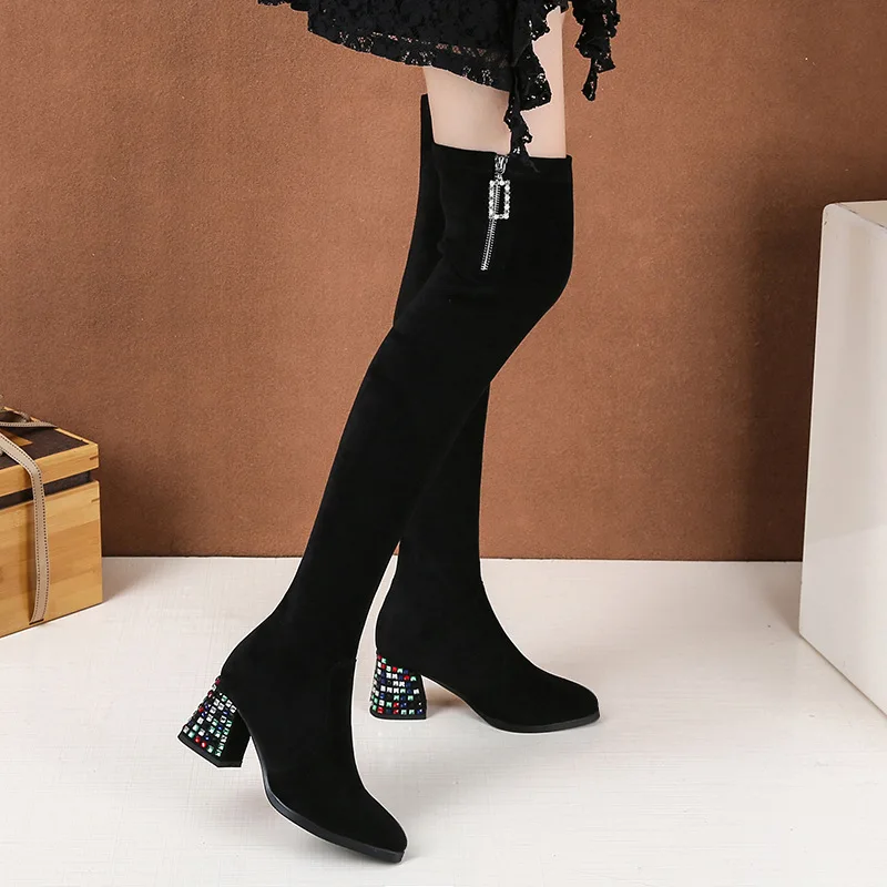 Autumn New Style Short-height Thigh Boot Women's over-the-Knee High Heel Boots Children 2019 Autumn Online Celebrity Women's Sma
Autumn New Style Short-height Thigh Boot Women's over-the-Knee High Heel Boots Children 2019 Autumn Online Celebrity Women's Sma