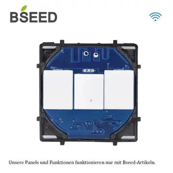 Bseed EU Standard The Base Of Wifi Touch Switch, AC 110~240V, 1 Gang 2 Gang 3 Gang Control Switch Without Glass Panel
Bseed EU Standard The Base Of Wifi Touch Switch, AC 110~240V, 1 Gang 2 Gang 3 Gang Control Switch Without Glass Panel