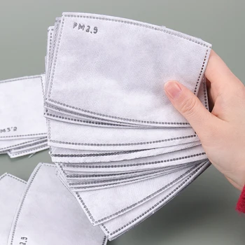 50PCS PM2.5 Filter Paper Anti Haze Anti Dust Mask Filter Paper Non-Woven Activated Carbon Filter Paper Health Care
50PCS PM2.5 Filter Paper Anti Haze Anti Dust Mask Filter Paper Non-Woven Activated Carbon Filter Paper Health Care
