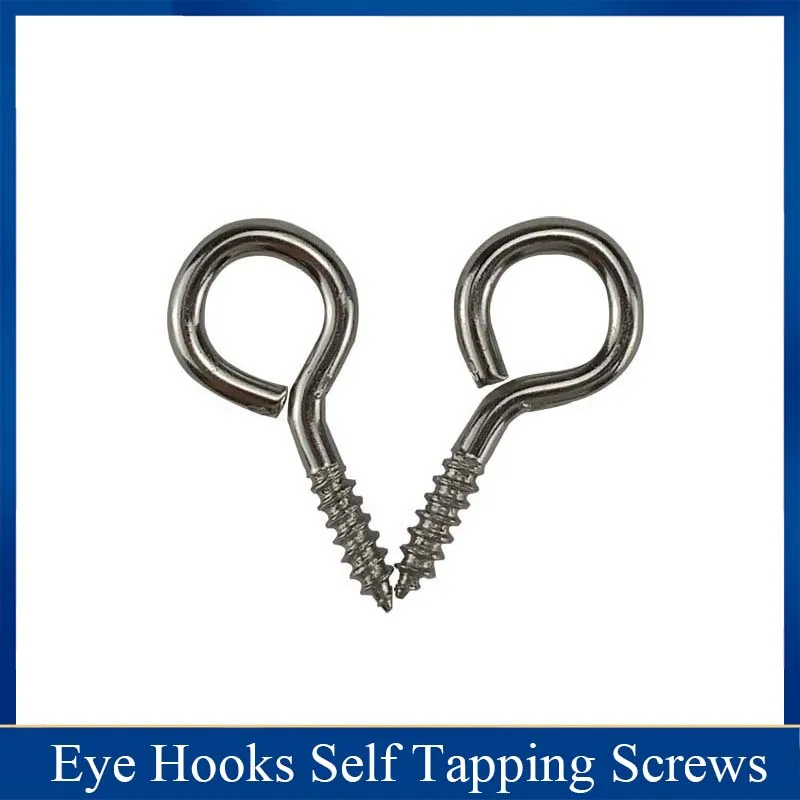 Eye Shape Screw 00#-12# Eye Hooks Self Tapping Screws Carbon Steel Screw-in Hanger Ring Hooks
Eye Shape Screw 00#-12# Eye Hooks Self Tapping Screws Carbon Steel Screw-in Hanger Ring Hooks
