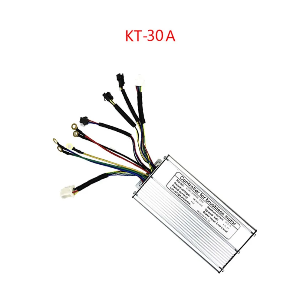 36/48V KT-30A 1000W E-Bike Dual Mode Brushless Controller For Hallless Motor Electric Bicycle Controller Spare Part Accessories
36/48V KT-30A 1000W E-Bike Dual Mode Brushless Controller For Hallless Motor Electric Bicycle Controller Spare Part Accessories