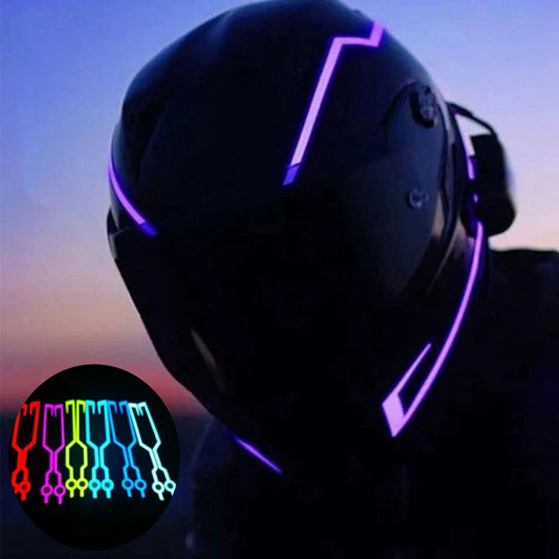 2Pcs/Set Motorcycle Helmet LED Light Strip Outdoor Night Riding Signal Flashing EL DIY Lamp Bar Motorbike Accessories
2Pcs/Set Motorcycle Helmet LED Light Strip Outdoor Night Riding Signal Flashing EL DIY Lamp Bar Motorbike Accessories