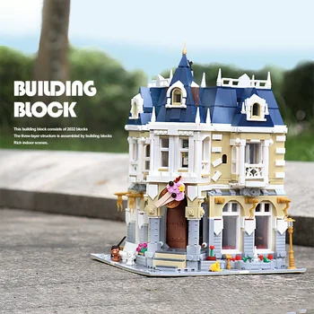 Building Blocks toy Assembling small particles Building Blocks set Collector's Edition Toy Model of Theme Park City Street View
Building Blocks toy Assembling small particles Building Blocks set Collector's Edition Toy Model of Theme Park City Street View