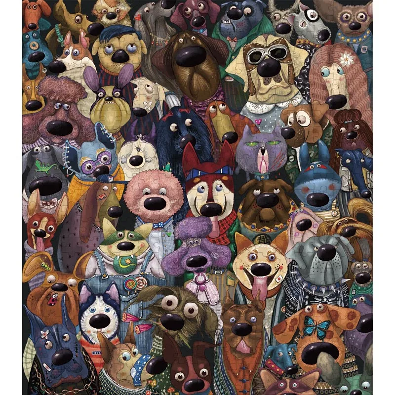Dog Jigsaw Puzzle Dog Group Photo Exclusive Edition Wooden Jigsaw Puzzle Adult 500 Pieces Children's educational toys
Dog Jigsaw Puzzle Dog Group Photo Exclusive Edition Wooden Jigsaw Puzzle Adult 500 Pieces Children's educational toys