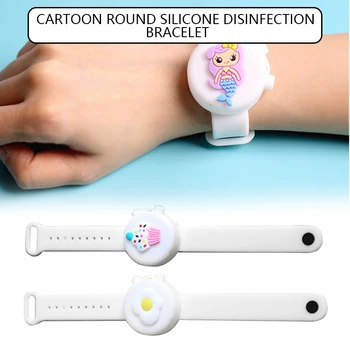 Silicone Disinfection Bracelet Round Cartoon Watch Disposable Hand Sanitizer Bracelet Silicone Wrist Strap
Silicone Disinfection Bracelet Round Cartoon Watch Disposable Hand Sanitizer Bracelet Silicone Wrist Strap
