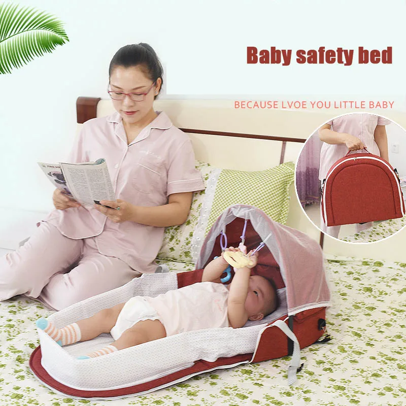 Baby Nest Portable Travel Baby Cribs Toddler Multi-function Folding Bed Folding Chair LBShipping
Baby Nest Portable Travel Baby Cribs Toddler Multi-function Folding Bed Folding Chair LBShipping