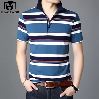 New Casual Polo Shirts Men Summer Breathable Boys Polos Shirt Fashion Striped Cotton Slim Fit Short-sleeve Tee shirt Homme T865
New Casual Polo Shirts Men Summer Breathable Boys Polos Shirt Fashion Striped Cotton Slim Fit Short-sleeve Tee shirt Homme T865
