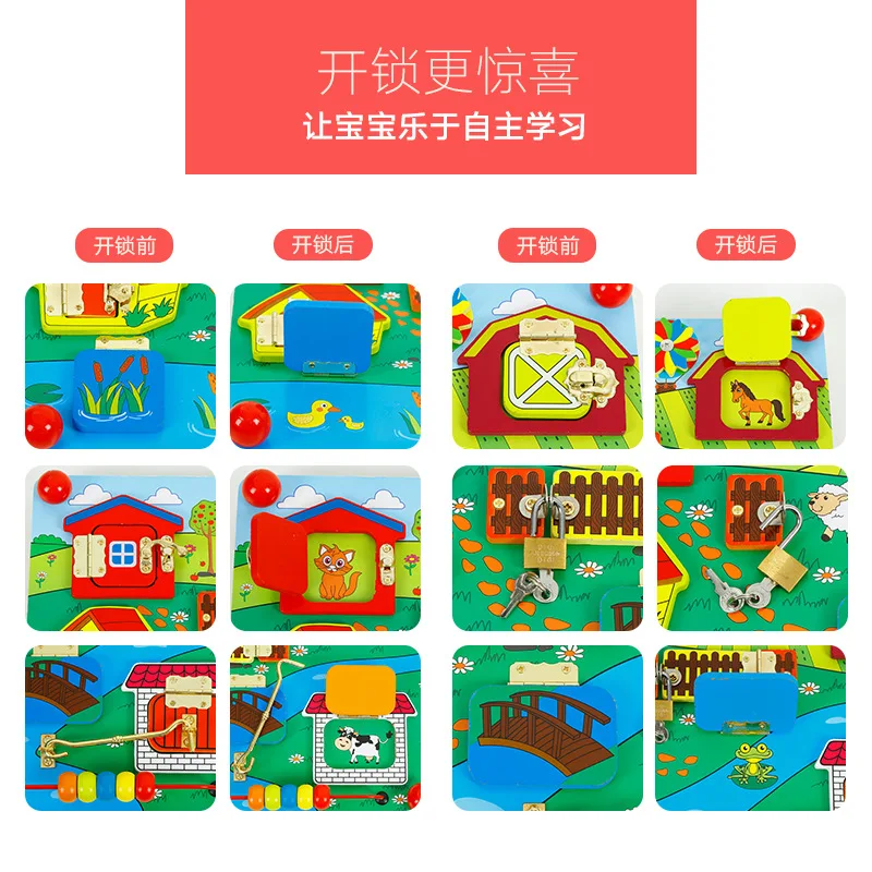 Onshine Children'S Educational Early Childhood Toy Unlocking Jigsaw Puzzle Montessori Fun to Learn Unlocking Interactive Parent
Onshine Children'S Educational Early Childhood Toy Unlocking Jigsaw Puzzle Montessori Fun to Learn Unlocking Interactive Parent