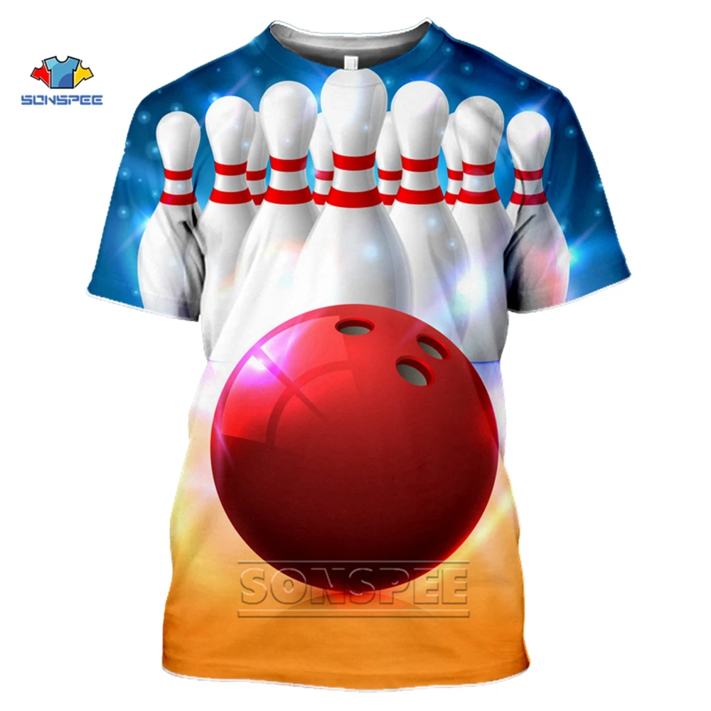 SONSPEE Popular Sports Bowling 3D Full Printing Fashion T Shirt 3D Print Hip Hop Style Tshirt Streetwear Casual Summer Top
SONSPEE Popular Sports Bowling 3D Full Printing Fashion T Shirt 3D Print Hip Hop Style Tshirt Streetwear Casual Summer Top