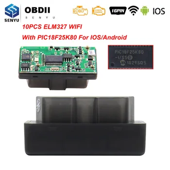 10PCS ELM 327 V1.5 PIC18F25K80 OBD2 WIFI Scanner ELM327 V1.5 Wifi For Android/IOS OBD OBD2 Car Diagnostic Auto Tool Code Reader
10PCS ELM 327 V1.5 PIC18F25K80 OBD2 WIFI Scanner ELM327 V1.5 Wifi For Android/IOS OBD OBD2 Car Diagnostic Auto Tool Code Reader