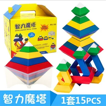 Candice guo plastic toy cartoon challenge devil tower play game shape assemble block model intelligence birthday gift 15pcs/set
Candice guo plastic toy cartoon challenge devil tower play game shape assemble block model intelligence birthday gift 15pcs/set