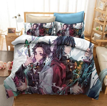 Demon Slayer 3D Printed Bedding Set Duvet Covers Pillowcases Comforter Bedding Set Bedclothes Bed Linen(NO sheet)
Demon Slayer 3D Printed Bedding Set Duvet Covers Pillowcases Comforter Bedding Set Bedclothes Bed Linen(NO sheet)