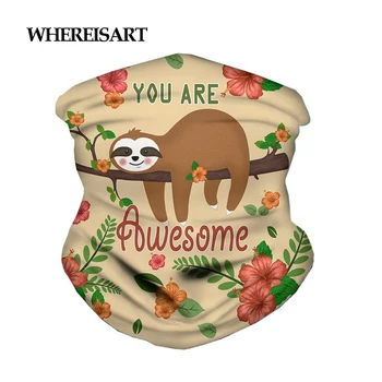 WHEREISART Cute Cartoon Sloth Scarf Face Cover Neck Gaiter Seamless Rave Bandana for Dust Windproof Sport Women Men Turban
WHEREISART Cute Cartoon Sloth Scarf Face Cover Neck Gaiter Seamless Rave Bandana for Dust Windproof Sport Women Men Turban