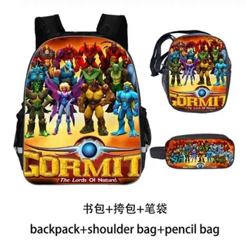 Games Gormiti Children Cartoon 3D School Bags Boys Girls Primary School Backpacks Kids Backpack Schoolbags Mochila Infantil 
Games Gormiti Children Cartoon 3D School Bags Boys Girls Primary School Backpacks Kids Backpack Schoolbags Mochila Infantil
