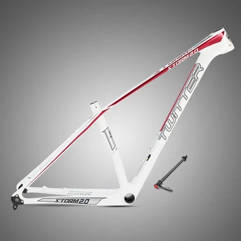 Twitter twitter STORM2.0 carbon fiber mountain bike frame 27.5 "29" barrel axle 142 bike carbon frame
Twitter twitter STORM2.0 carbon fiber mountain bike frame 27.5 "29" barrel axle 142 bike carbon frame