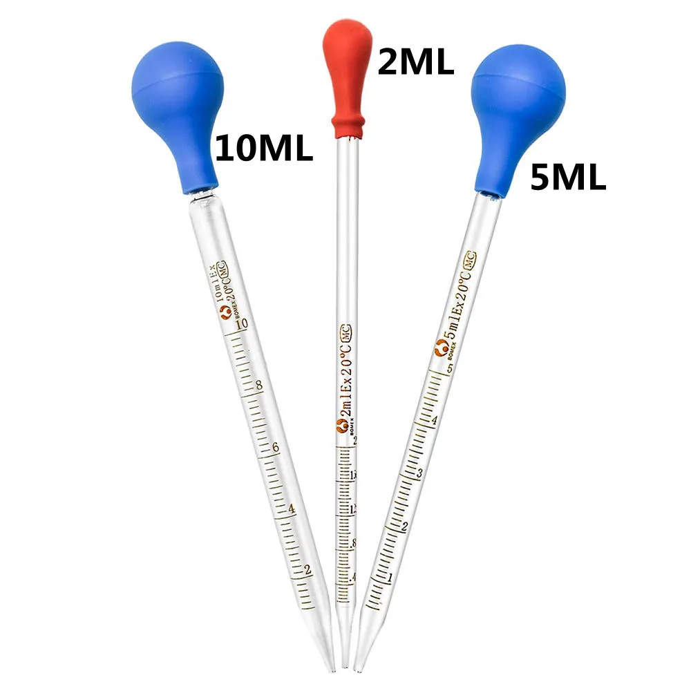 3 Pcs 10/5/2ml Glass Graduated Pipettes Transfer Dropper For Liquid Essential Oil Fluid Liquid Pipettors Rubber Tipped Dropper
3 Pcs 10/5/2ml Glass Graduated Pipettes Transfer Dropper For Liquid Essential Oil Fluid Liquid Pipettors Rubber Tipped Dropper