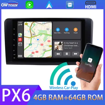 9" PX6 4G+64G Android Car Multimedia Player For Mercedes Benz ML GL Classe W164 X164 GPS Navi Radio Carplay Bluetooth 5.0 HDMI
9" PX6 4G+64G Android Car Multimedia Player For Mercedes Benz ML GL Classe W164 X164 GPS Navi Radio Carplay Bluetooth 5.0 HDMI
