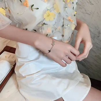 Rhinestone Butterfly Micro Pave Bracelets Women's Europe And America Immortal GIRL'S Diamond Set Bracelet INS Cool Online Celebr 
Rhinestone Butterfly Micro Pave Bracelets Women's Europe And America Immortal GIRL'S Diamond Set Bracelet INS Cool Online Celebr