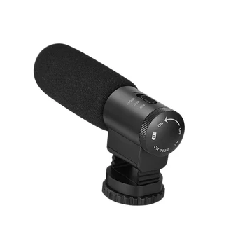 MAMEN MIC-03 Camera Microphone 3.5mm MIC Plug Condenser Recording Microfone for Nikon Canon Sony DSLR DV Vlog Microphone
MAMEN MIC-03 Camera Microphone 3.5mm MIC Plug Condenser Recording Microfone for Nikon Canon Sony DSLR DV Vlog Microphone