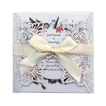 50pcs Fancy Hollow lace card Romance bowknot and Invitation Card Greeting Card Customize Business With RSVP Card Party Supplies
50pcs Fancy Hollow lace card Romance bowknot and Invitation Card Greeting Card Customize Business With RSVP Card Party Supplies