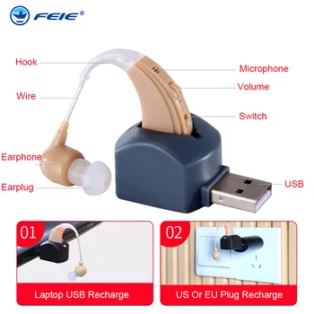 S-109 Hearing Aid For Hearing Impaired Hearing Aids In The Ear For The Elderly Deaf Rechargeable Hearing Amplifier Earhook
S-109 Hearing Aid For Hearing Impaired Hearing Aids In The Ear For The Elderly Deaf Rechargeable Hearing Amplifier Earhook