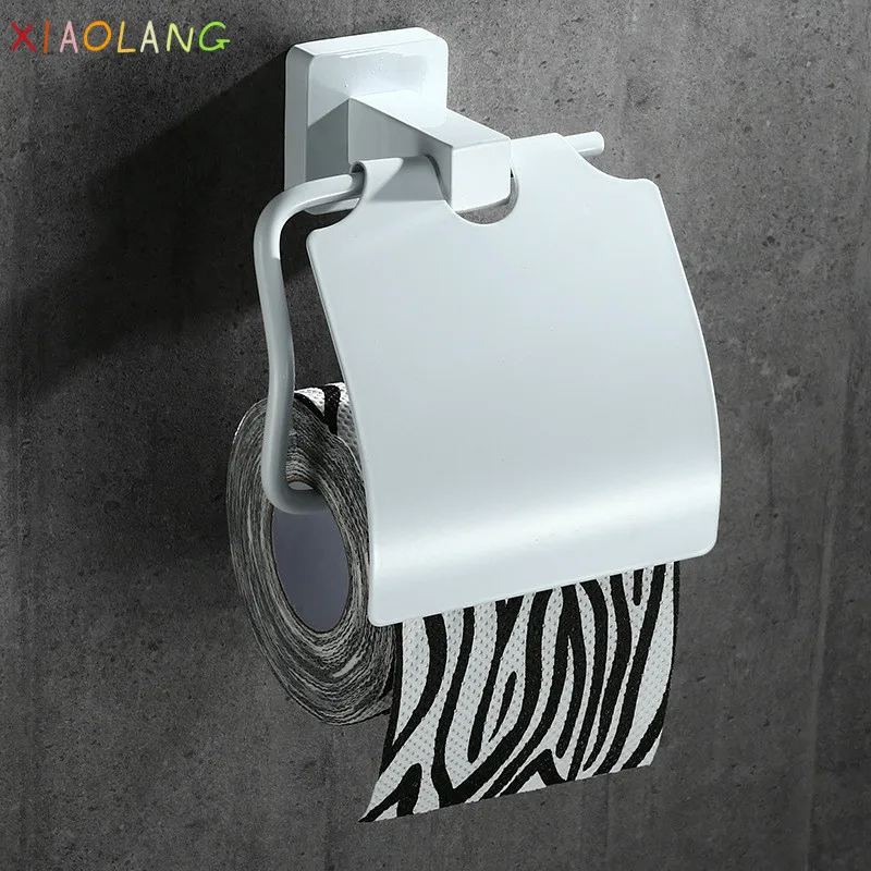 XIAOLANG 2020White Stainless Steel Bathroom Roll Paper Machine, Nordic Hotel Towel Rack, Toilet Paper Holder, Tissue Box.
XIAOLANG 2020White Stainless Steel Bathroom Roll Paper Machine, Nordic Hotel Towel Rack, Toilet Paper Holder, Tissue Box.