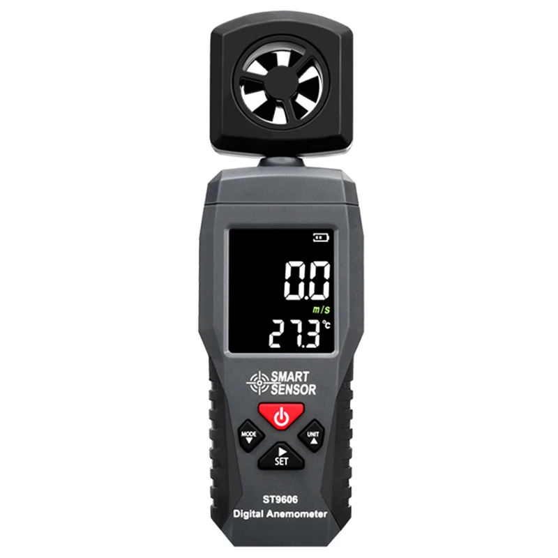 SMART SENSOR Wind Gauge ST9606 Portable Hand-Held Anemometer Wind Speed Meter Wind Speed Measuring Instrument
SMART SENSOR Wind Gauge ST9606 Portable Hand-Held Anemometer Wind Speed Meter Wind Speed Measuring Instrument