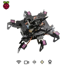 Adeept RaspClaws Hexapod Spider Robot Kit with OpenCV Target Tracking Video Transmission Crawling Robot for Raspberry Pi 3
Adeept RaspClaws Hexapod Spider Robot Kit with OpenCV Target Tracking Video Transmission Crawling Robot for Raspberry Pi 3
