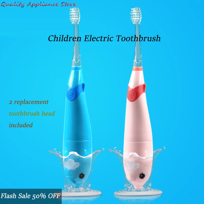 Children Sonic Electric Toothbrush for 3-12 Age Battery LED Sonic Kids Toothbrush Smart Timer Replacement Toothbrushes Heads NEW
Children Sonic Electric Toothbrush for 3-12 Age Battery LED Sonic Kids Toothbrush Smart Timer Replacement Toothbrushes Heads NEW